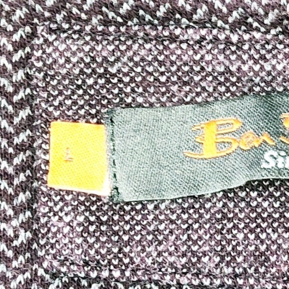 Ben Sherman Purple Quarter Zip Pullover Sweater Size L - Picture 3 of 12